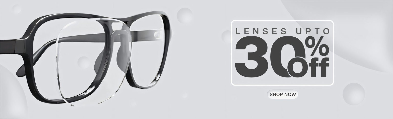 Lenses upto30% off